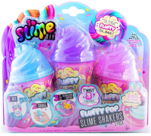 canal toys 101cl set pentru fabricarea slime "fluffy shaker" (3 buc.)