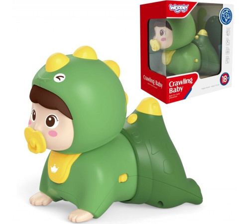  78270 Пупс ползающий "crawling baby" (зелёный)