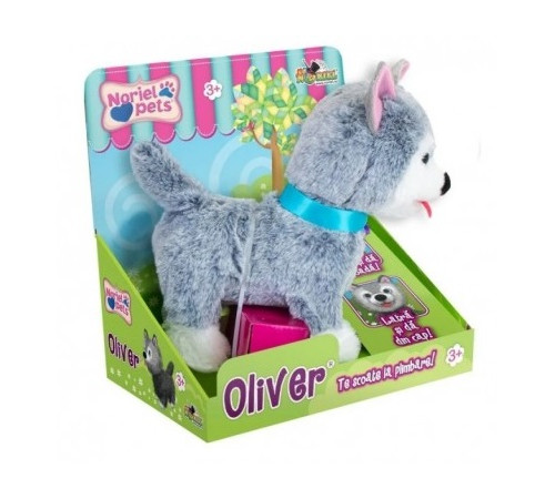 noriel int3657 jucarie de plus interactiva "pets oliver"