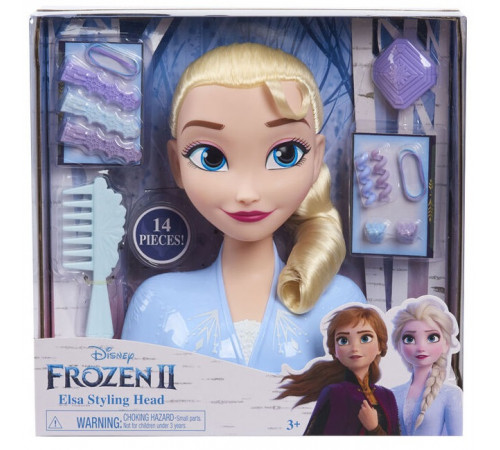 Детский магазин в Кишиневе в Молдове disney princess 32806f Базовая голова для укладки "Эльза Холодное сердце 2"