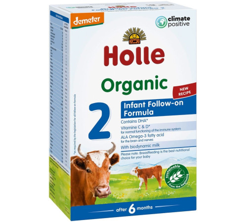 Сухая молочная смесь holle organic formula 2 (6 м+) 400 гр.