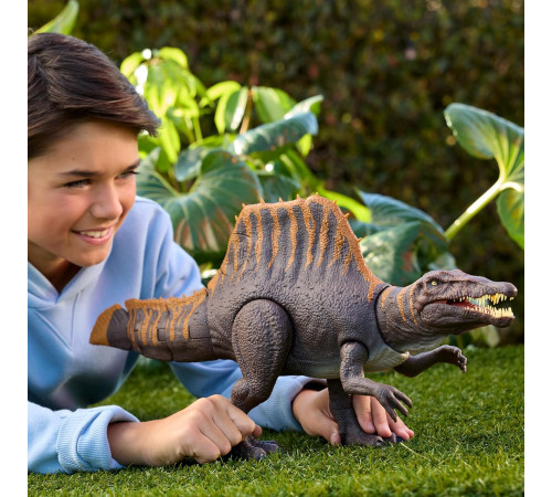 jurassic world jgb56 figurină "uimitorul atac al spinosaurus"