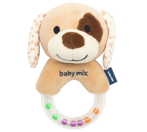  baby mix 56568 Погремушка плюшевая "Собачка"