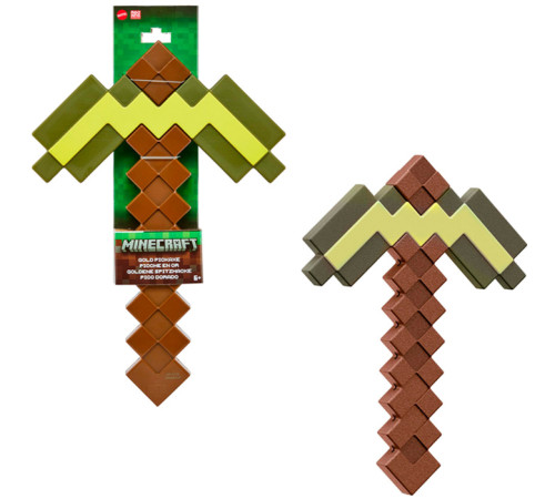 minecraft jcv18 Игрушечное оружие "Золотой Кайло"