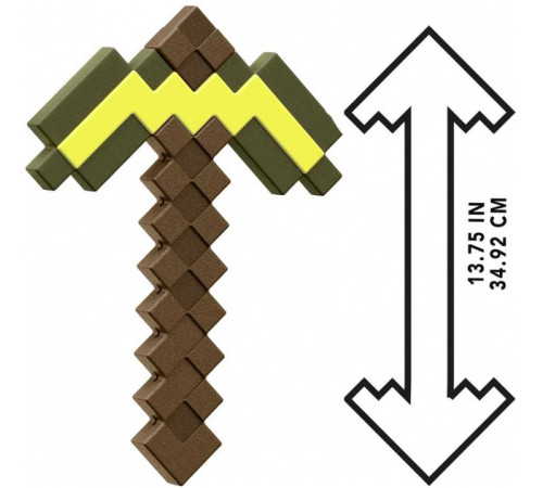 minecraft jcv18 Игрушечное оружие "Золотой Кайло"