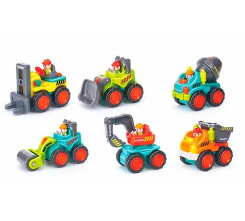 hola toys 3116b mașina "echipamente de construcții" în sort.