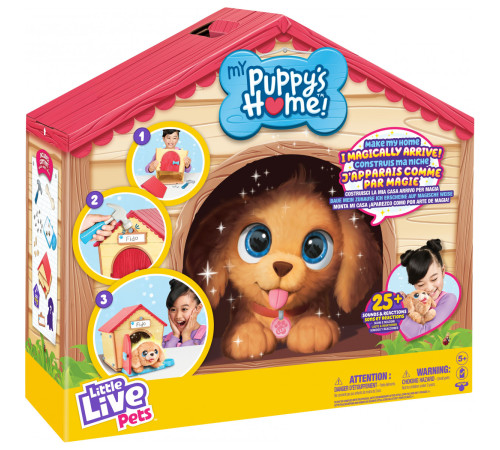 little live pets 26477 Игровой набор "Будка с щенком"