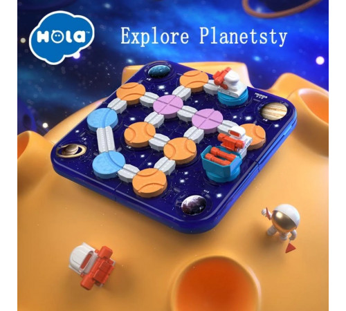 hola toys e7989 joc de masă "planetele"