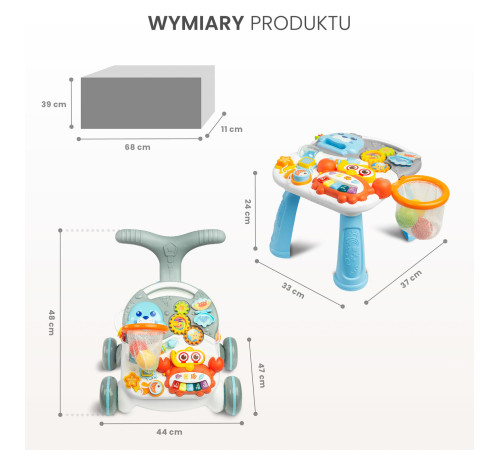 toyz-20951 premergător 2 in 1 "sperk" gri