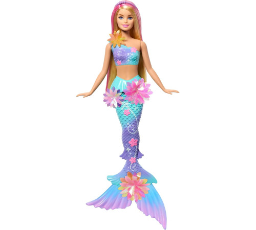 barbie jdm72 Кукла-русалка "Цветочная магия" Блондинка