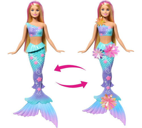 barbie jdm72 Кукла-русалка "Цветочная магия" Блондинка