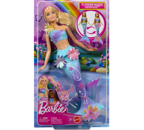 barbie jdm72 Кукла-русалка "Цветочная магия" Блондинка