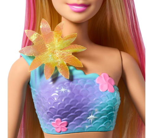 barbie jdm72 Кукла-русалка "Цветочная магия" Блондинка