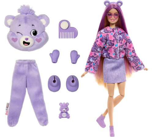 barbie jcn94 Кукла "cutie reveal" серия "care bears" - Мишка Забота