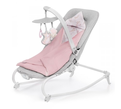 KinderKraft Шезлонг музыкальный 3-в-1 Felio розовый kinderkraft Шезлонг музыкальный 3-в-1 felio розовый
