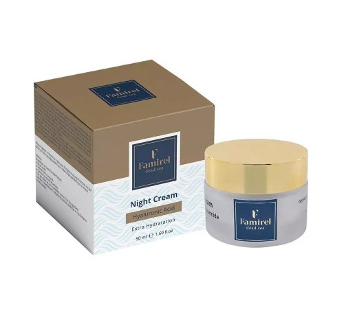 famirel crema de noapte cu acid hialuronic pentru un plus de hidratare (50 ml) 085359