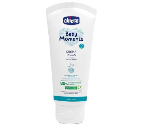 chicco Крем питательный "baby moments" (100 мл)