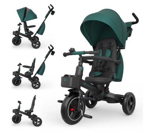 kinderkraft Трицикл складной  spinstep 2 plus (зелёный)