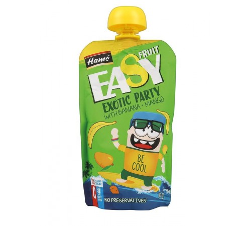 Детское питание в Молдове Hame пюре "Easy Fruit" яблоко с бананом, манго, морковь 110г Детское питание в Молдове hame пюре "easy fruit" яблоко с бананом, манго, морковь 110г