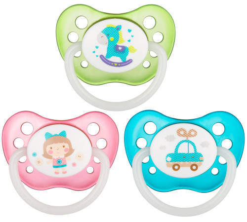  canpol 23/260 suzeta din latex ortodonta "toys" (6-18 luni) 1 buc.