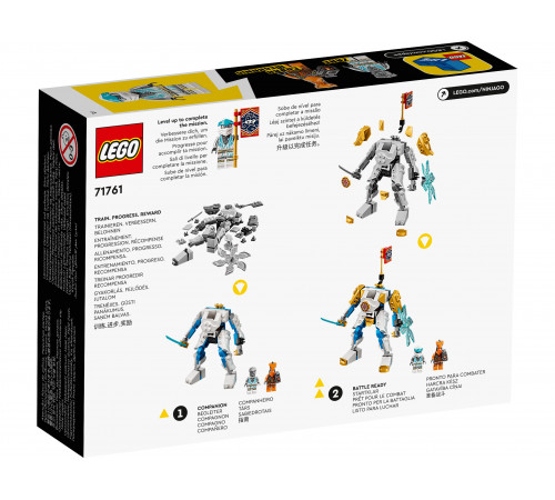 lego ninjago 71761 constructor " zane's power up mech evo" (95 el.)