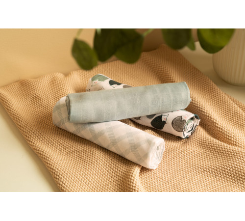 sensillo-0805 0414 set pelinci "bamboo elephant" (70х80  cm) 3 buc.