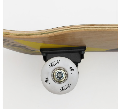 seven 59099 skateboard mare din lemn "stitch"