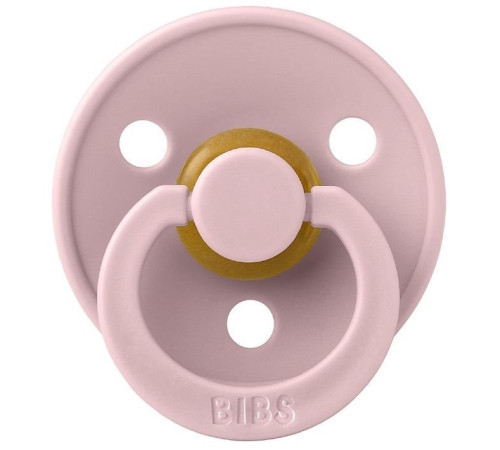  bibs Пустышка круглая латексная color m pink plum (6-18 м.)