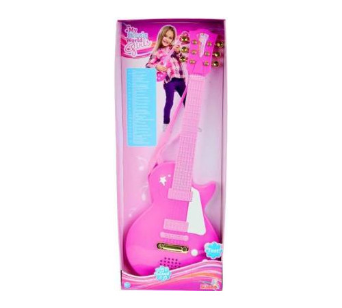 simba 6830693 chitara electronica rock "girl's style" (56 cm.)