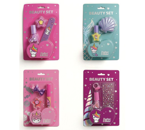 as kids 1081-60016 set de cosmetică pentru copii &icirc;n blister "happihobbi sparkle love beauty set" (in sort.)