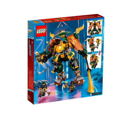 lego ninjago 71794 constructor "lloyd and arin's ninja team mechs" (764el.)