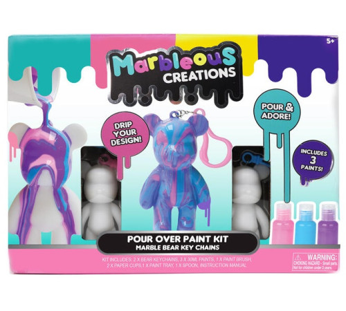  marbleous hun3810 Большой набор для литья мраморного медведя (2 шт.)