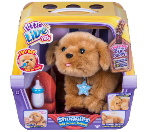 Little Live Pets 28185 Игрушка My Dream Puppy Snuggles "Ласковый щенок" little live pets 28185 Игрушка my dream puppy snuggles "Ласковый щенок"