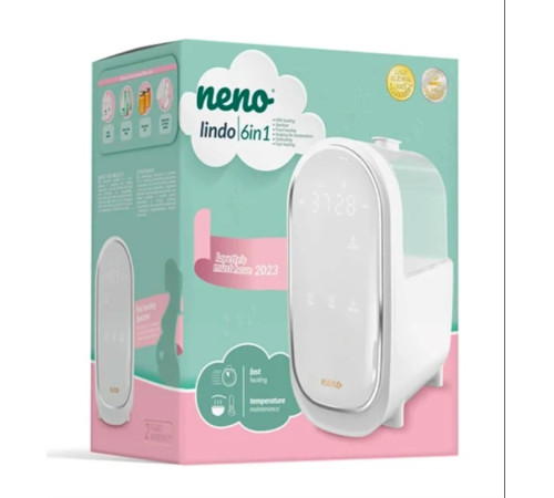 neno 3684 sterilizator si incalzitor biberoane 6 in 1 "neno lindo" mam-ur007