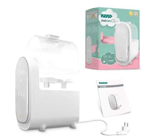 neno 3684 sterilizator si incalzitor biberoane 6 in 1 "neno lindo" mam-ur007