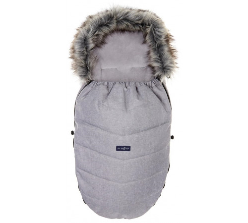  womar zaffiro sac de dormit "frosto plush melange light grey"