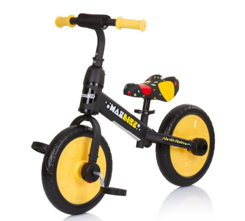 chipolino Четырехколесный беговел 2в1 "max bike" dikmb0233ye yellow