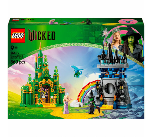  lego wicked 75689 Конструктор "Эмеральд-сити и замок Киамо Ко" (860 дет.) 