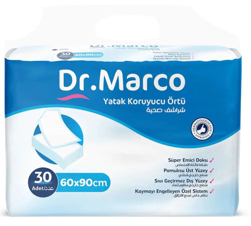 dr. marco Одноразовые пеленки (90x60 см) 30 шт.