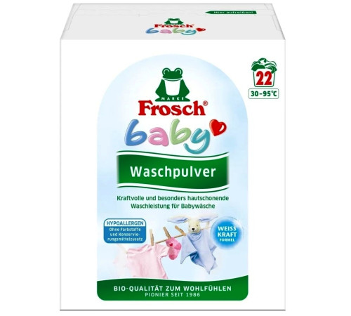 Produse chimice de uz casnic in Moldova frosch praf de spălat concentrat pentru copii (1,45 kg.)