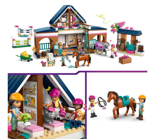 lego friends 42688 constructor "grajd și academie de echitație" (735 el.)