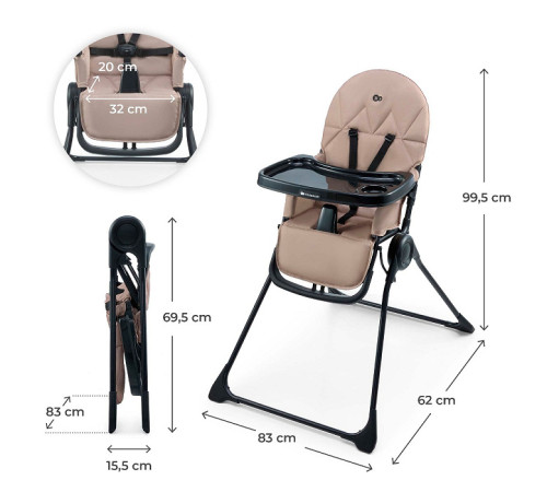 kinderkraft scaun pentru copii binci bej
