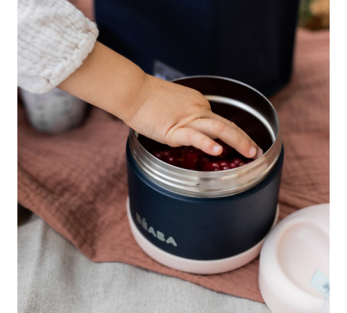 beaba 4202 termos alimente "thermo-portion" (500 ml.) albastru inchis