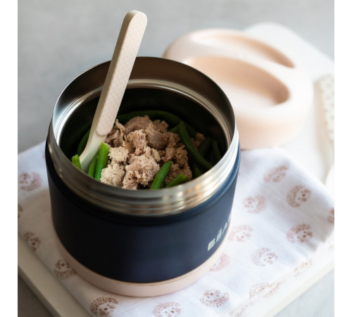 beaba 4202 termos alimente "thermo-portion" (500 ml.) albastru inchis