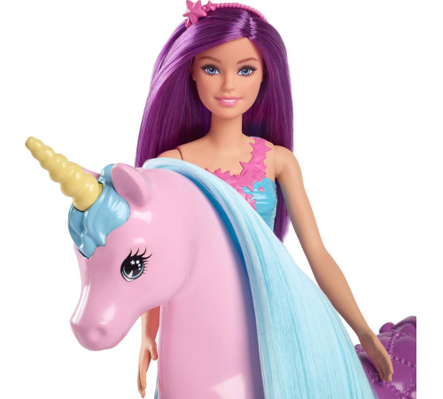barbie hyt62 Набор Барби с Единорогом  "Волшебное приключение"