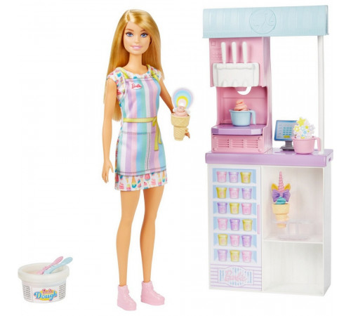  barbie hcn46 Игровой набор Барби "Магазин Мороженого"