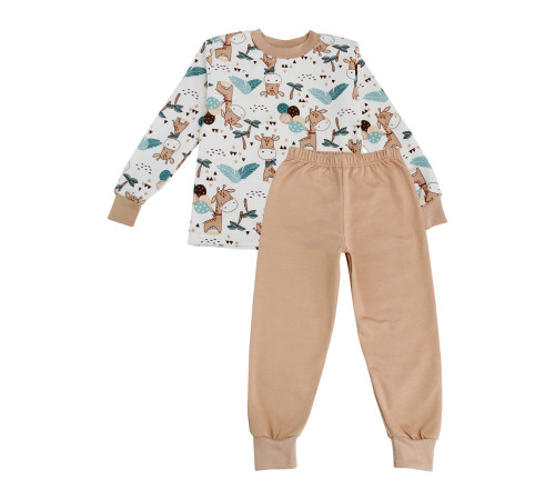 minikin 2430101110 pijama pentru copii (m. 110) bej