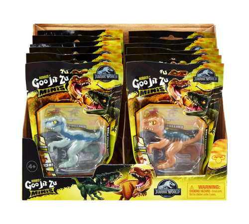 goo jit zu 41311g mini figurina stretch "jurassic world" in sort.