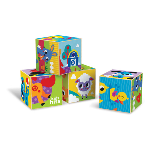 kids hits kh20/022 cuburi de lemn "ferma"