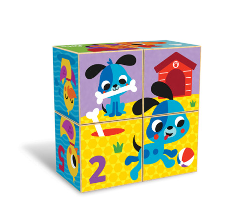 kids hits kh20/022 cuburi de lemn "ferma"